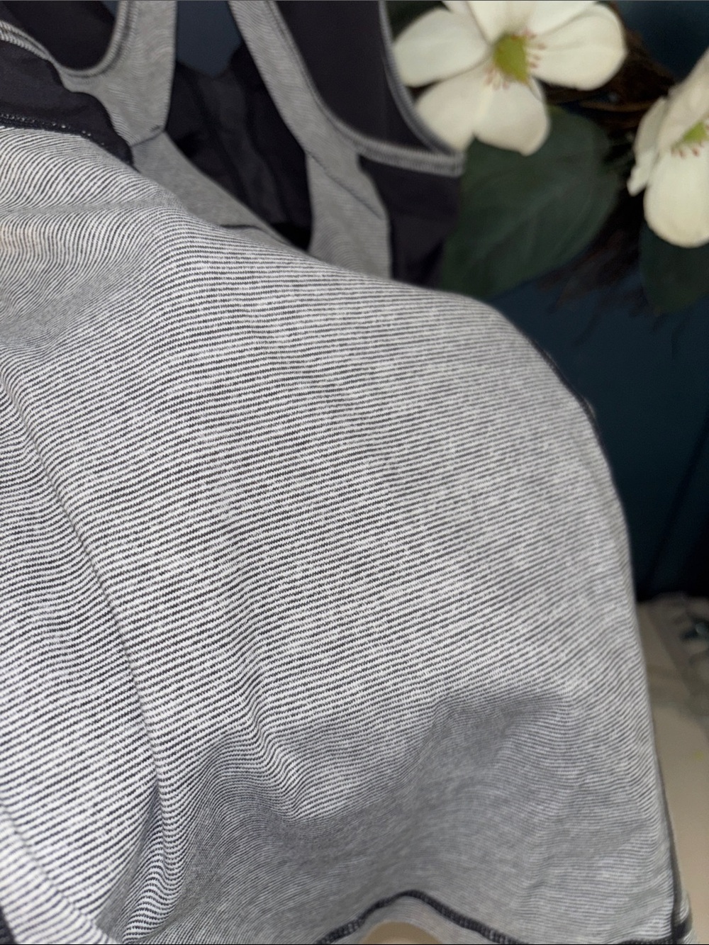 Lululemon Striped Grey Racerback Tank - Picture 5 of 6